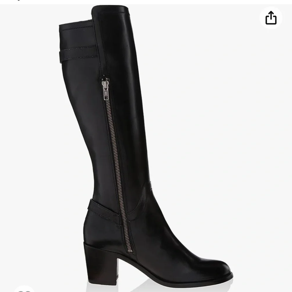 Frye Knee Length Leather Boots - Picture 3 of 8